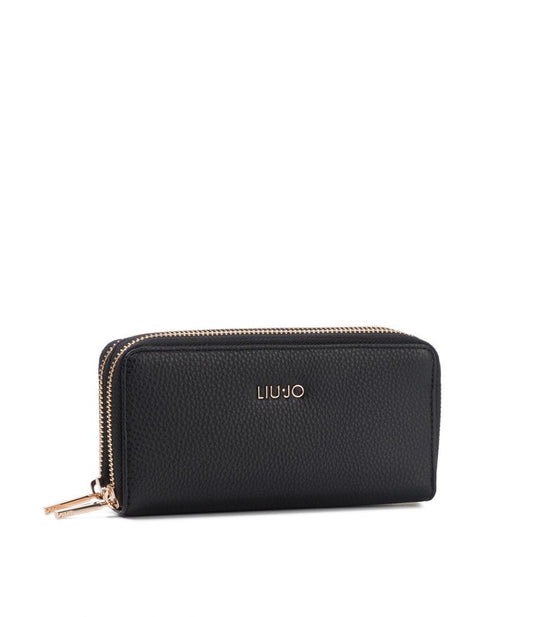 Xl Double Zip Around - Nero