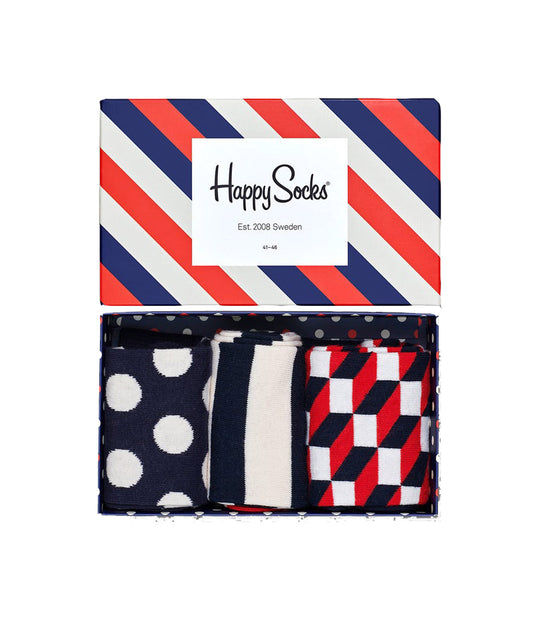 Classic Navy Socks Gift Set