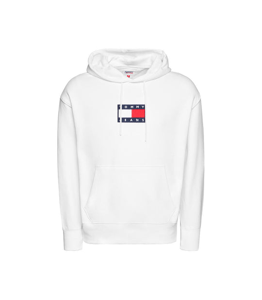 Tjm Small Flag Hoodie - White