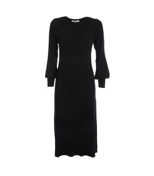 Abito Maniche Palloncino - Nero