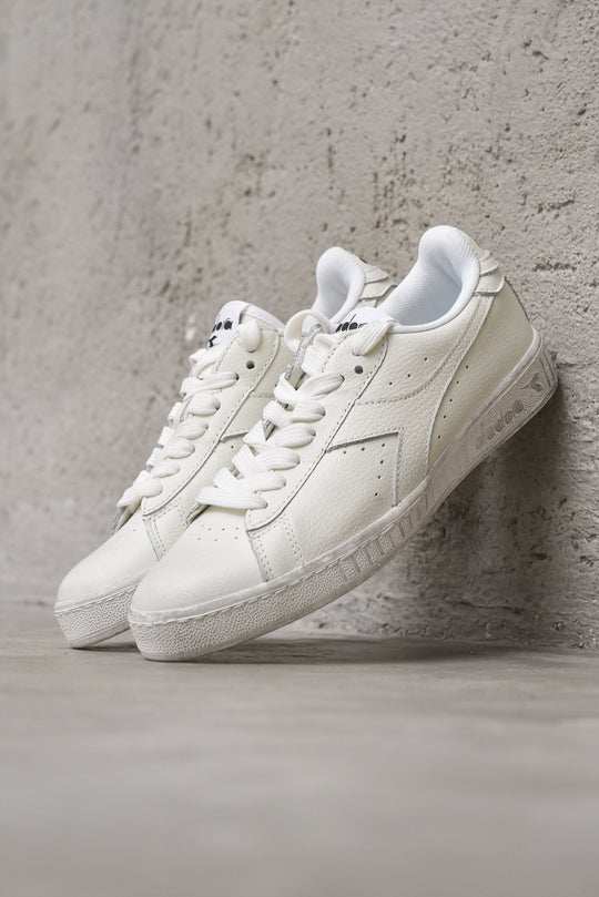 Game L Low Waxed - White