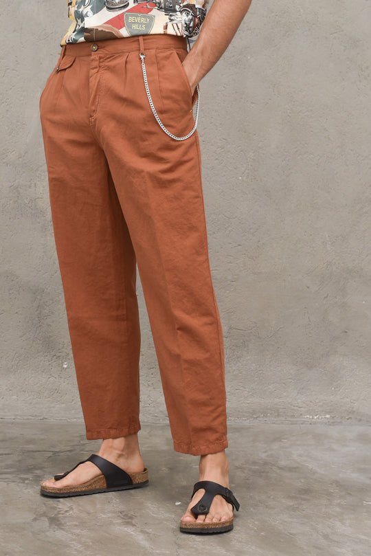 Pantalone Lino - Colore Moka