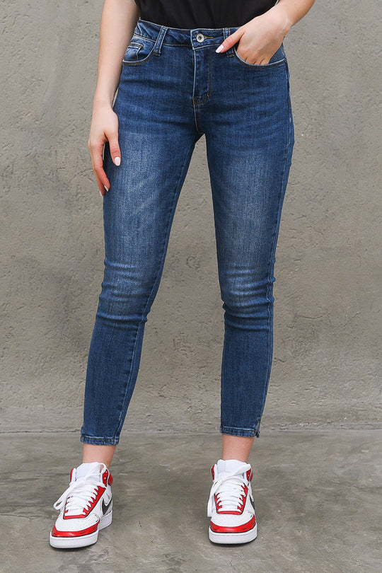 Jeans Skinny + Spacchetto - Denim
