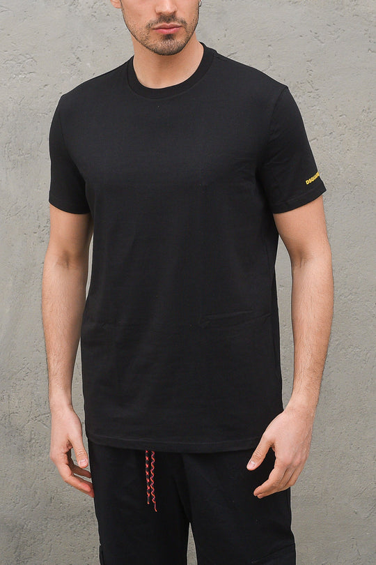 Round Neck T-shirt - Black