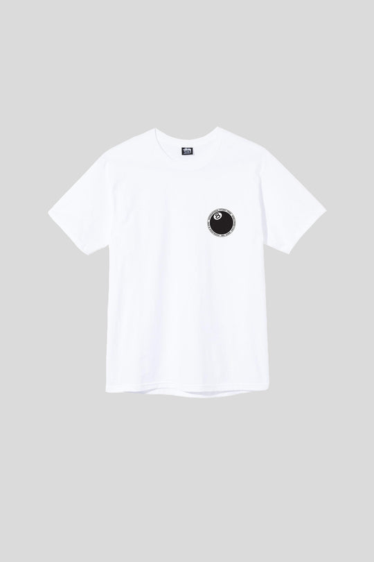 8 Ball Dot Tee - White