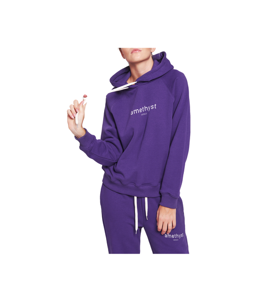 Felpa Cappuccio - Amethist