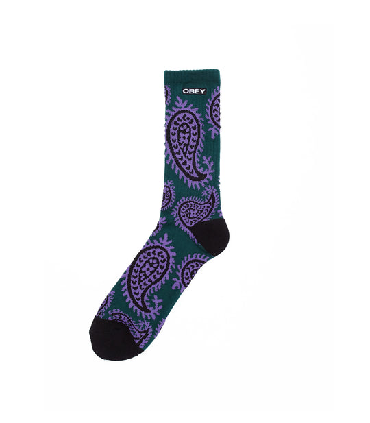 EISLEY SOCKS - PAISLEY TEAL