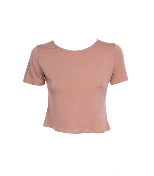 T-shirt Cropped Donn - Rosè