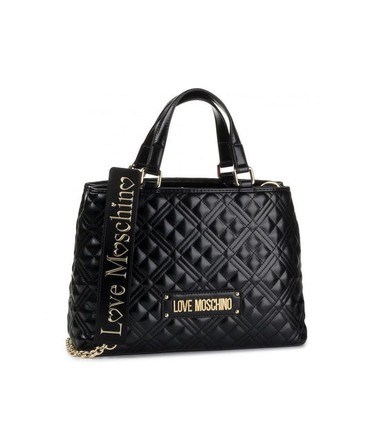 Borsa Quilted Nappa Pu - Nero