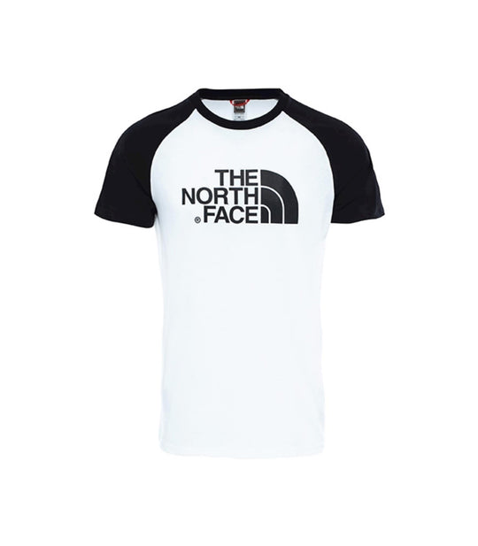 M Ss Raglan Easy Tee - Tnf White/Tnf Black