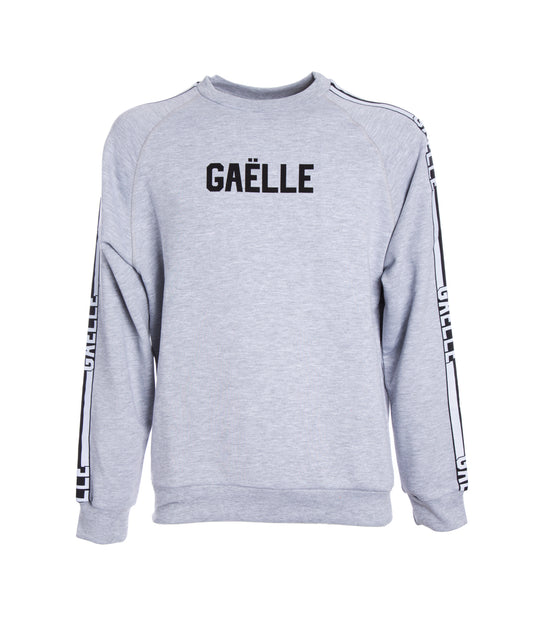 Felpa G/C M/L + Stampa - Grey Melange