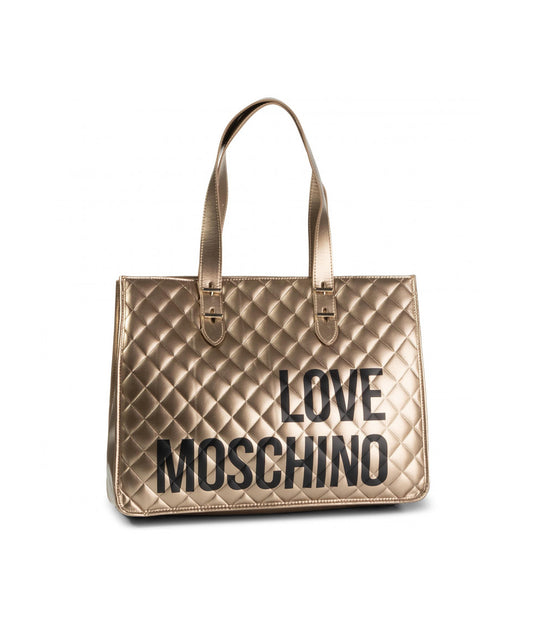 Borsa Quilted Nappa Pu - Bronzo