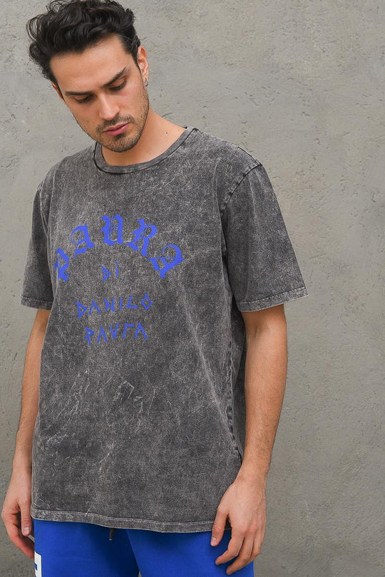 Regular T-Shirt Paura Di Danilo - Black Stone