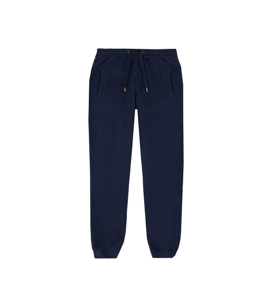 Pant Basic Cotton Fl - Navy Blue