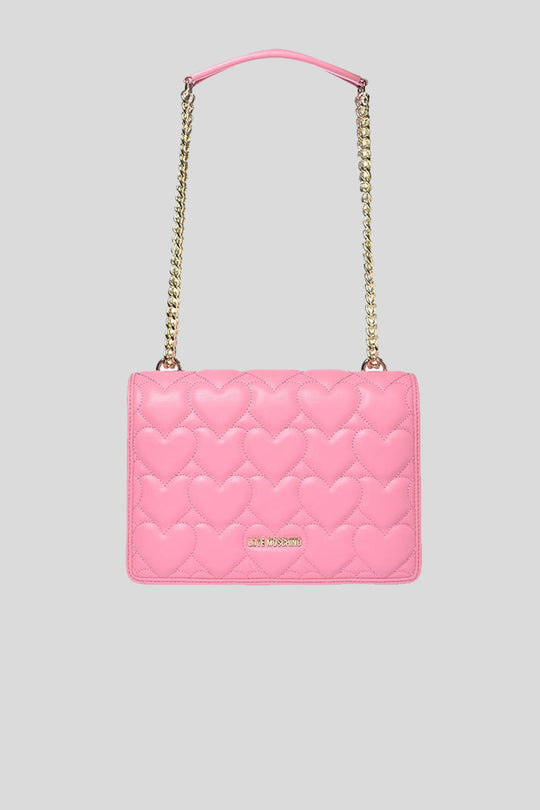 Borsa Quilted Pu - Rosa            18x26x10