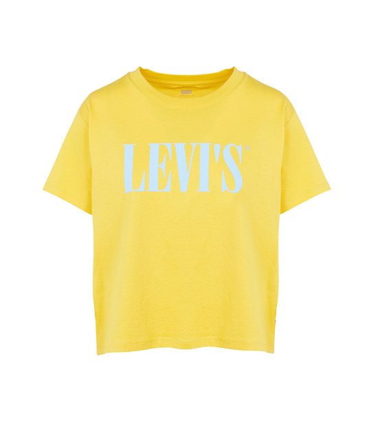 Graphic Varsity Tee - Yellow