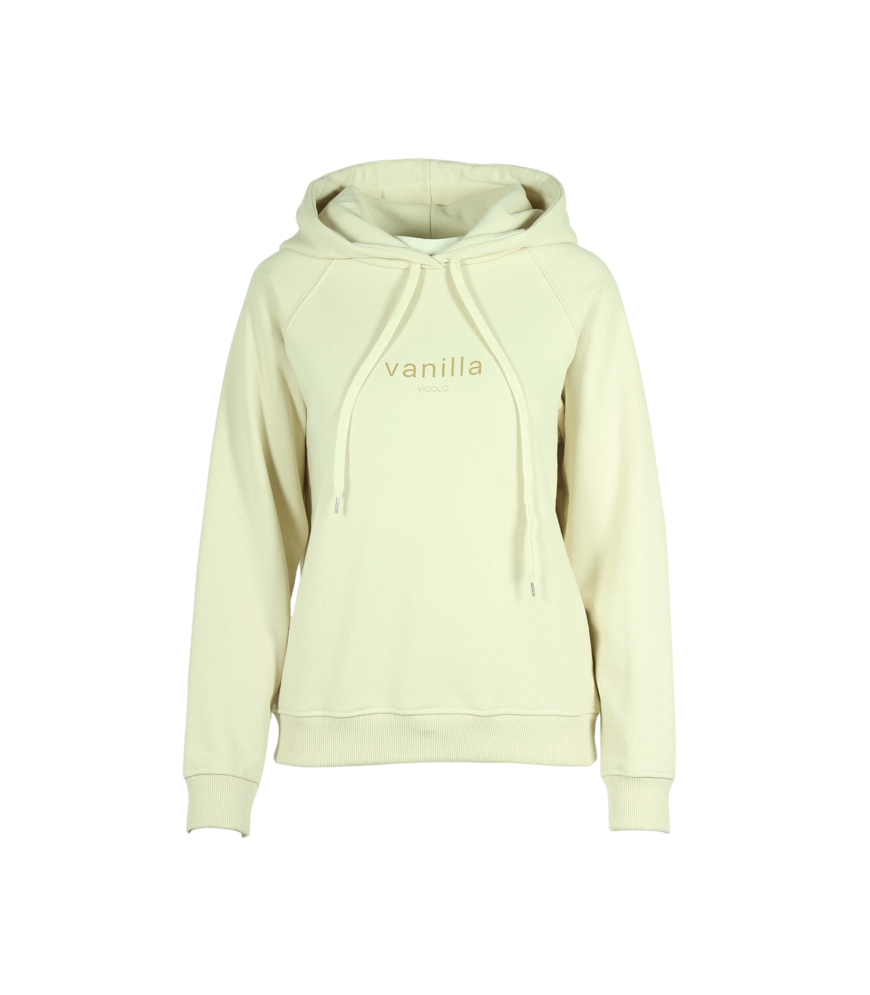 Vicolo Felpa Cappuccio Vanilla Beige Donna » Chemise Imola