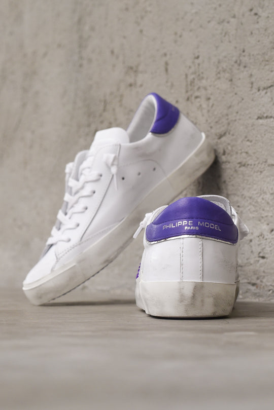 Broderie - Blanc Violet