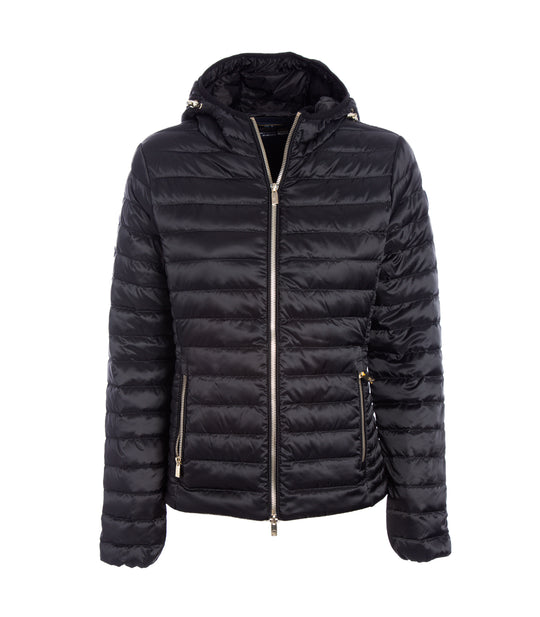 Carrie - Light Down Hoody Jkt - Asphalt