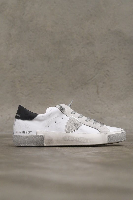 Prsx Low W Glitter Bande - Blanc Argent