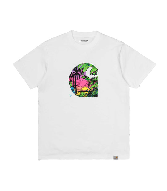 S/S Sunset C T-shirt - White