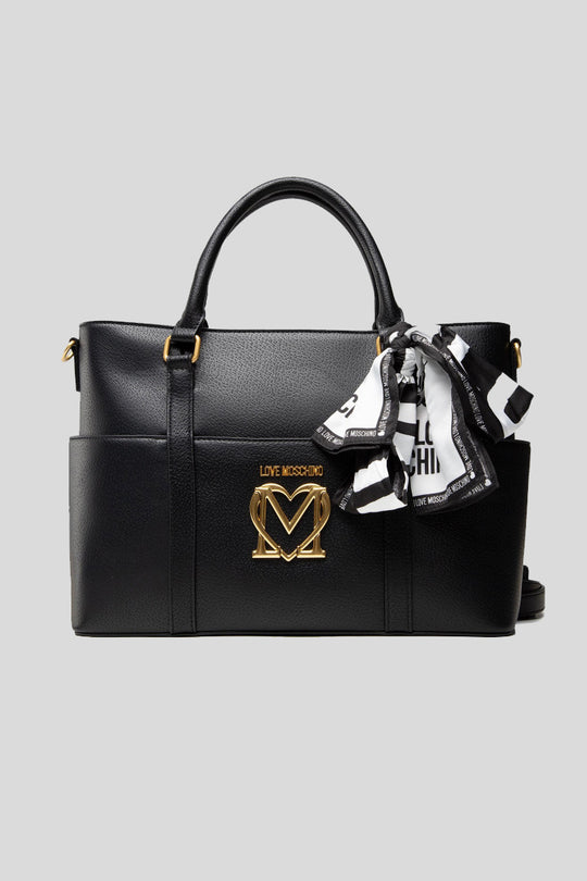 Borsa Pu - Nero          Misure: 34 x 24 x 11 cm Altezza impugnatura: 12 cm