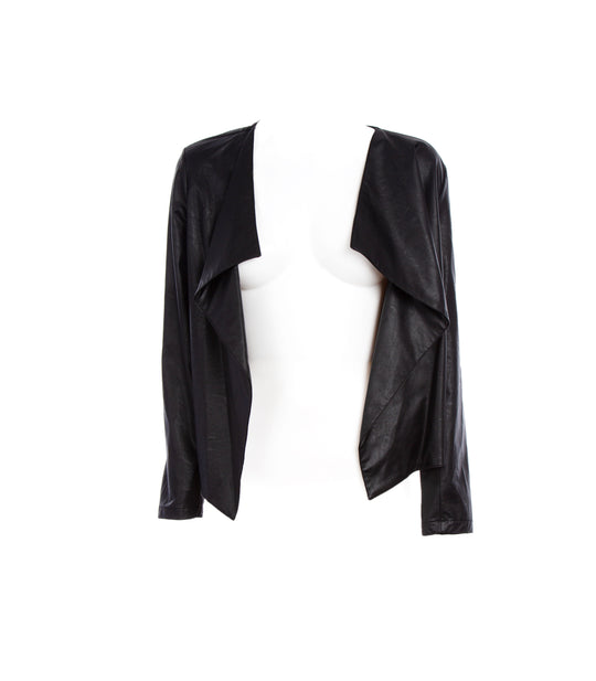 Giacca Ecopelle Donna - Nero