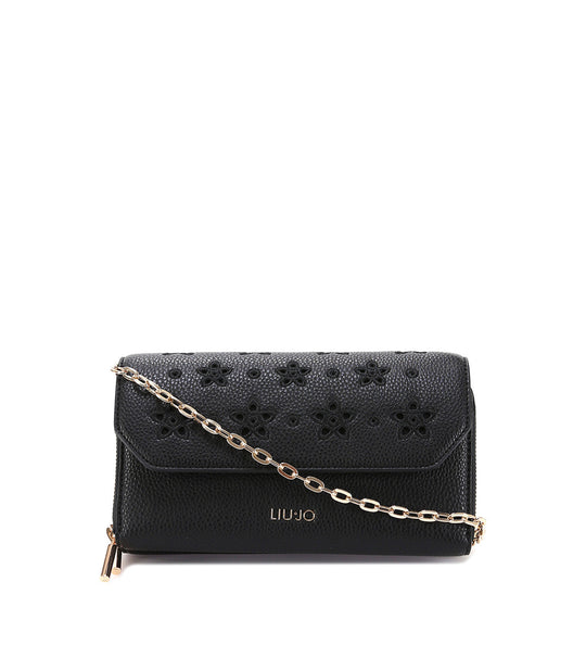 Xl Double Zip Around Liu Jo Bril - Nero