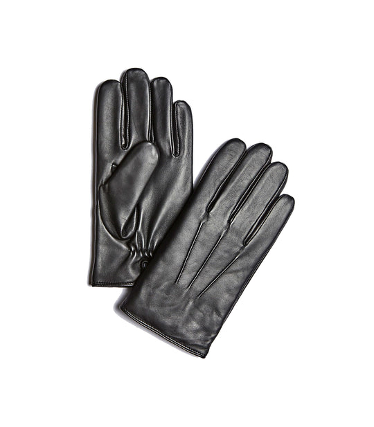 Guanti In Vera Pelle - Black