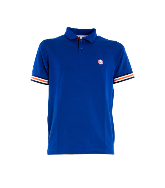 Polo Stripes On Front Placke & Cuff - Royal