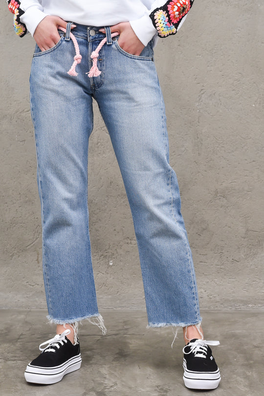 Jeans Boulder No Elastico - Blue