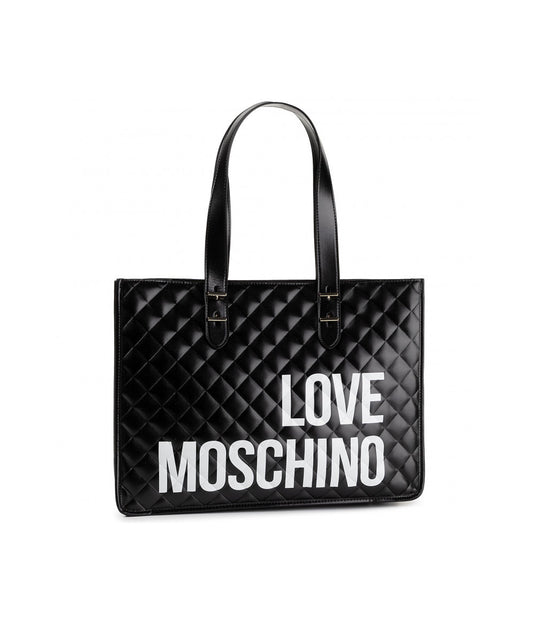 Borsa Quilted Nappa Pu - Nero