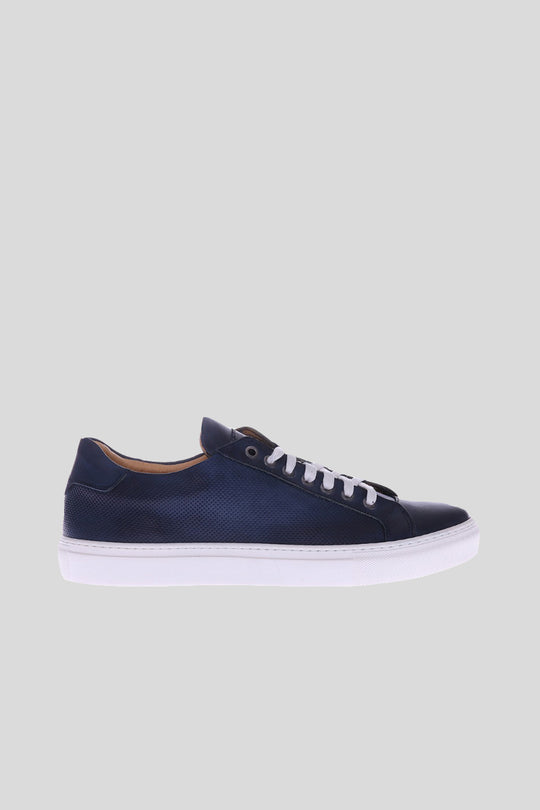 Sneaker Microf Crust - Blu