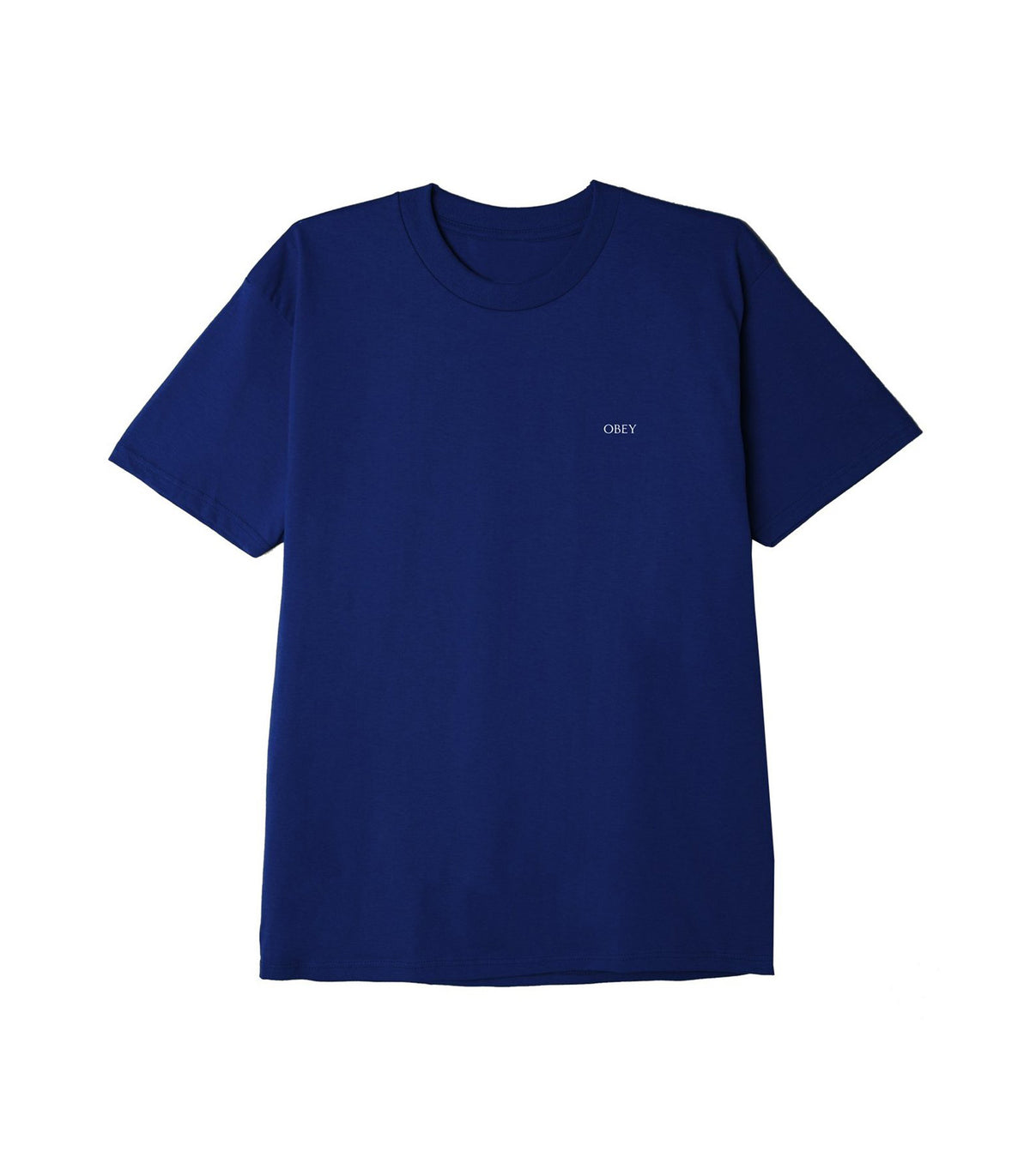 Deco flower classic tee - navy — 1