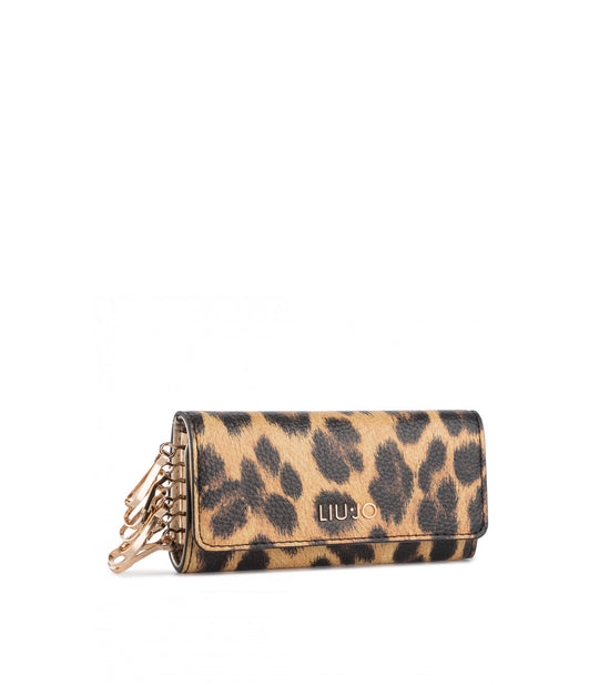 Key Ring Libro - Leopardo Marrone