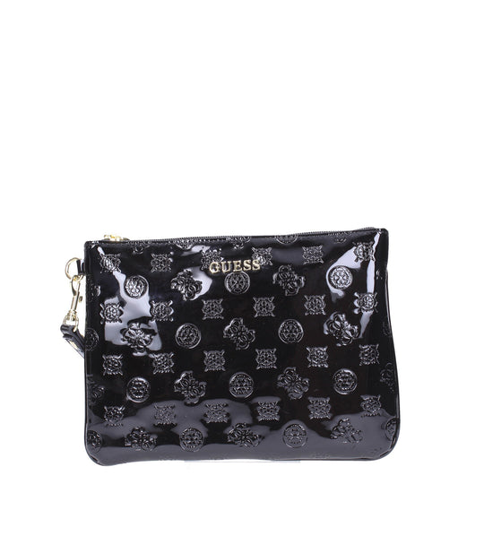 Happy Peony Flat Top Zip - Black