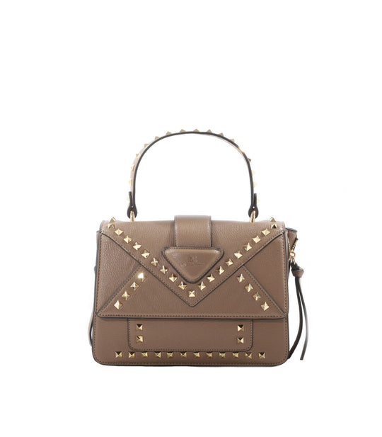 Cross Handle Bag Bottalato - Taupe