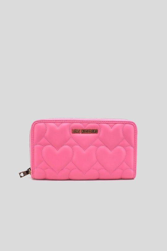 Portafoglio Quilted Pu - Rosa