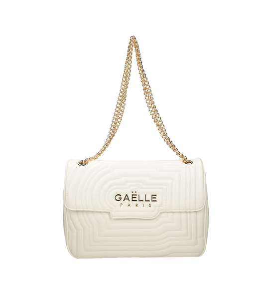 Maxi Tracolla Con Targhetta - Bianco