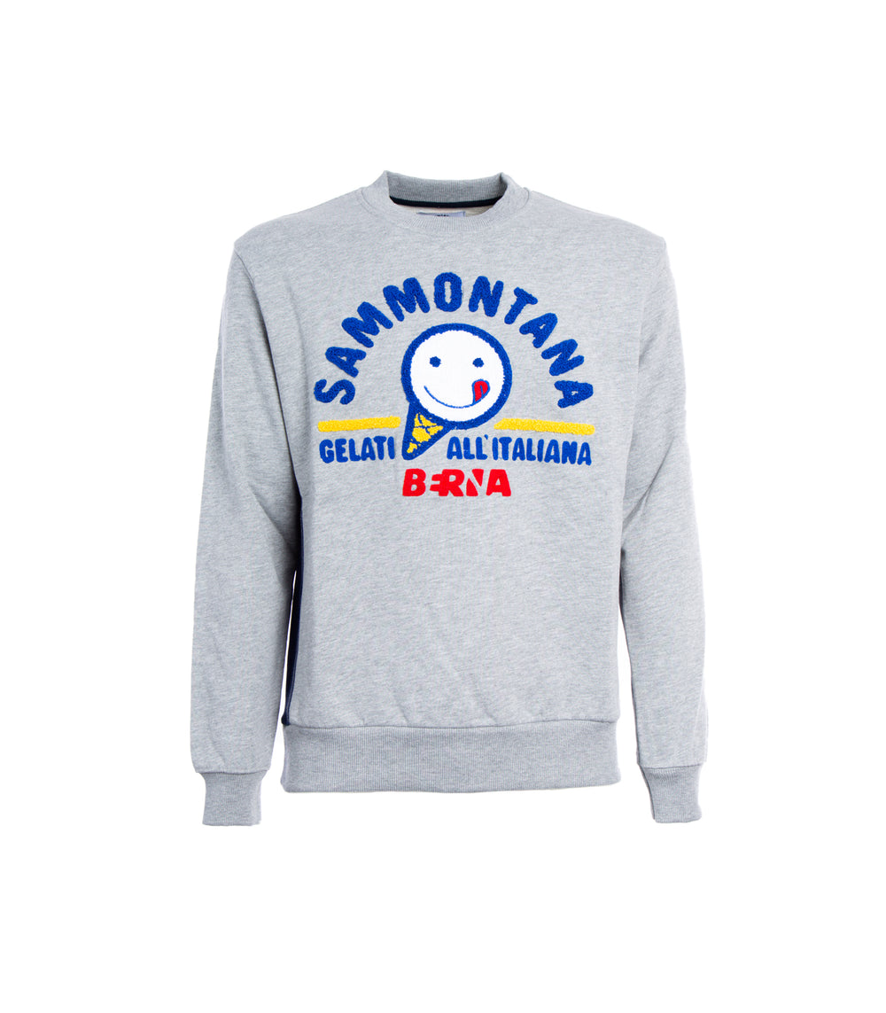 Felpa Da Uomo Con Cappuccio BERNA Felpa Con Cappuccio E Zip 246085