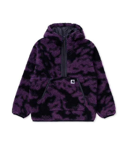 W Hooded Loon Liner - Camo Blur/Purple