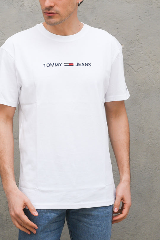 Tjm Straight Logo Tee - White