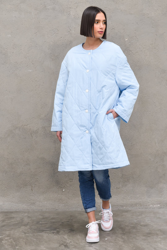 Giacca Imbottita - Azzurro