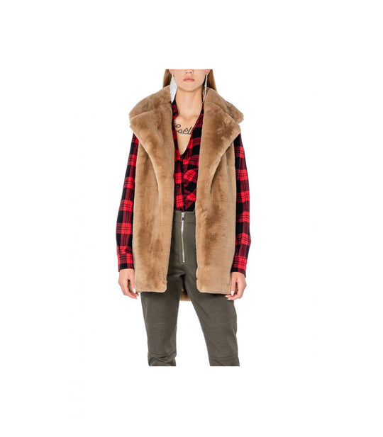 Gilet In Pelliccia - Bronzo