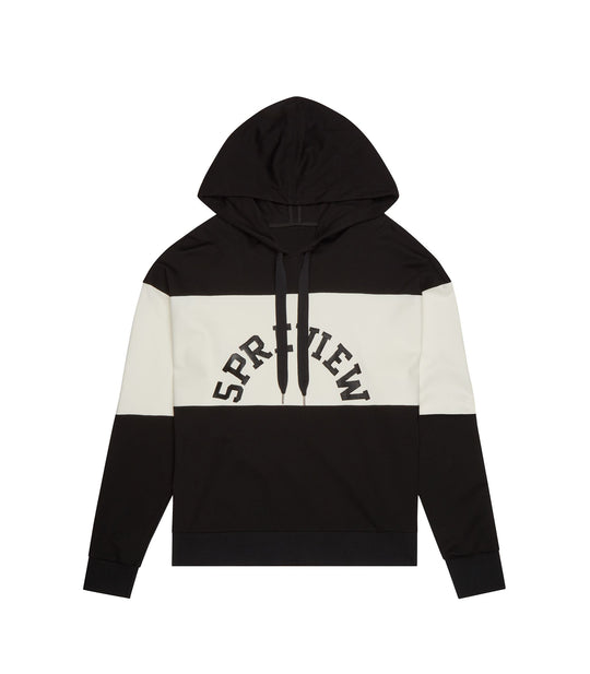 Alicia Hoodie - Black/Ivory Block
