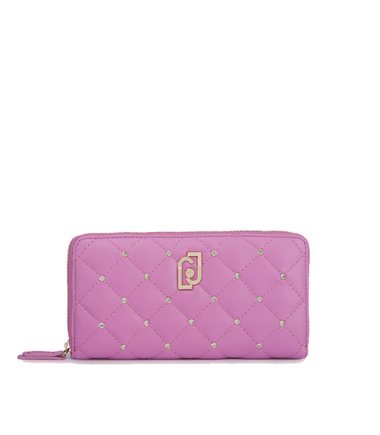 Xl Zip Around - Pink Bubble