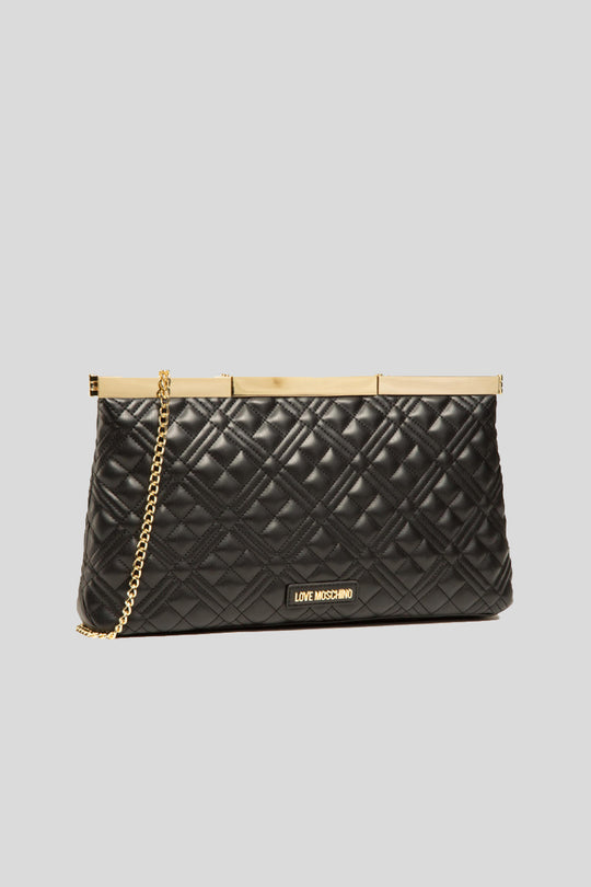 Borsa Quilted Nappa Pu - Nero