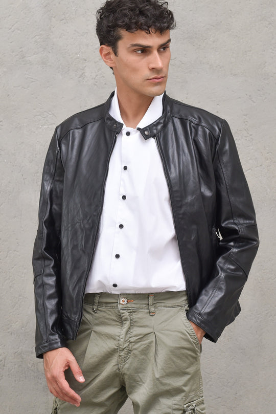 Byker Pelle Crosta - Nero