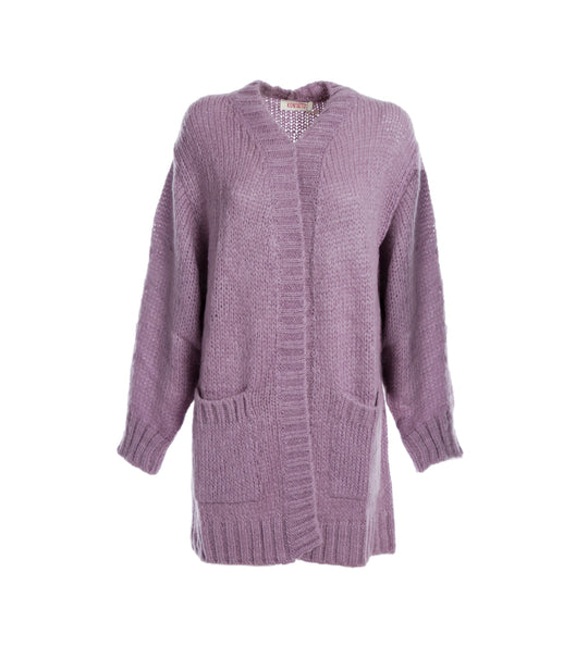 Cardigan Over - Glicine