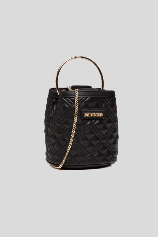 Borsa Quilted Nappa Pu - Nero